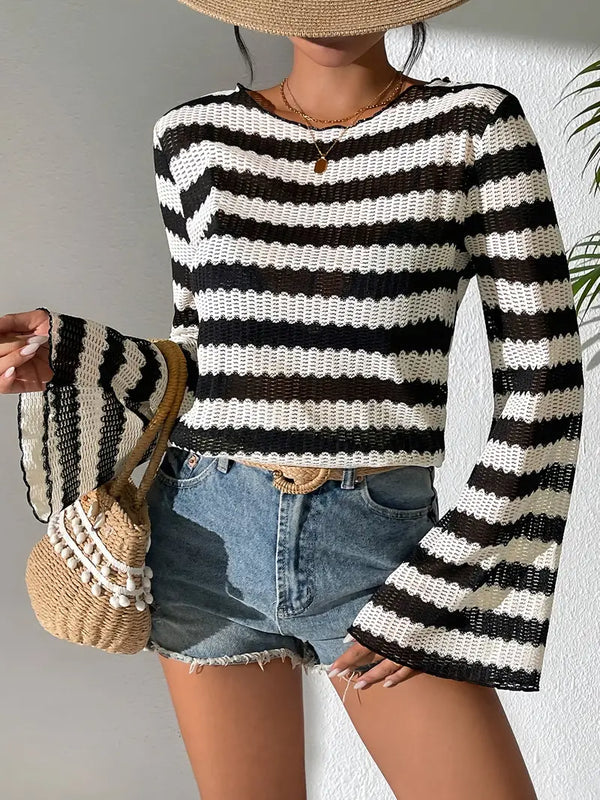 Mila | Classic comfort and effortless style with the Mila striped T-shirt