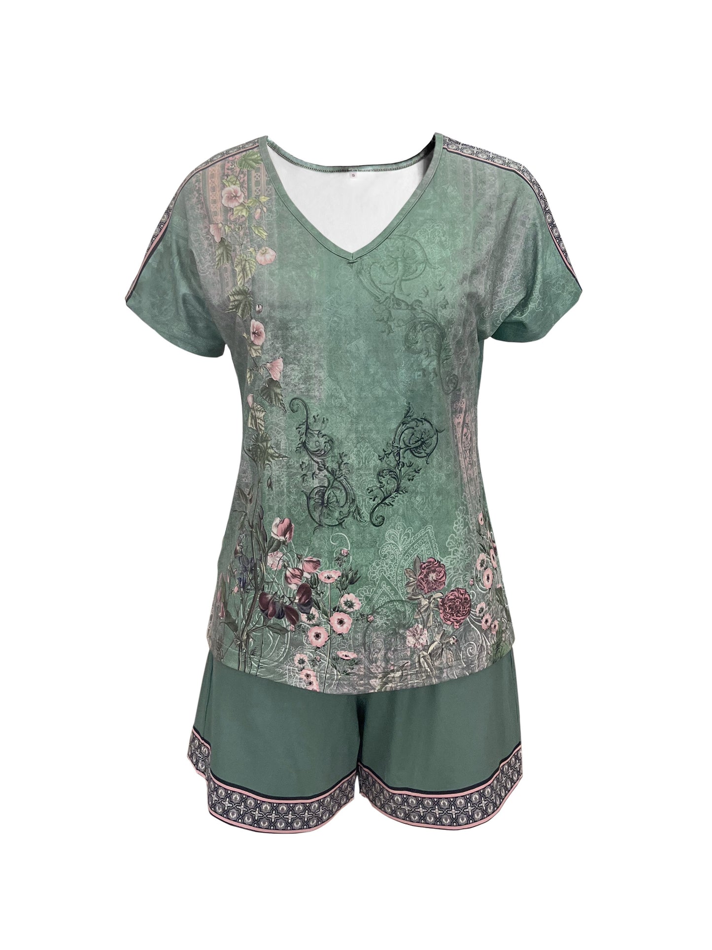 Sophia | Floral Print Two-Piece Set – Ideal for Spring & Summer