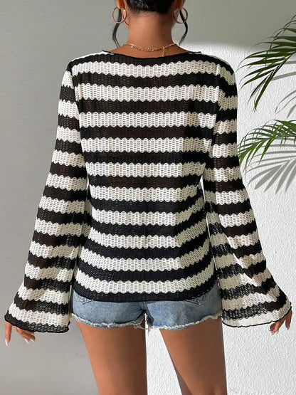 Mila |  Classic comfort and effortless style with the Mila striped T-shirt